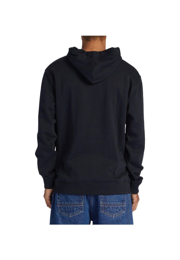 DC Shoes - Bluza z kapturem dla Mężczyzn BASELINE Czarny. Typ kołnierza: kaptur. Kolor: brązowy, zielony, wielokolorowy. Materiał: materiał, poliester, bawełna. Sport: skateboard