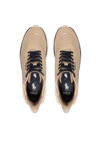 Polo Ralph Lauren Sneakersy Rlite BL 100 809973999003 Brązowy. Kolor: brązowy. Materiał: materiał #5