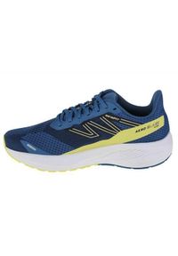 salomon - Buty do biegania męskie Salomon Aero Blaze Wide M. Kolor: niebieski. Materiał: materiał, syntetyk. Szerokość cholewki: normalna