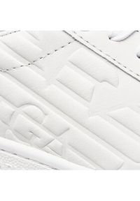 EA7 Emporio Armani Sneakersy Biały. Kolor: biały. Materiał: skóra #7