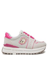 Liu Jo Sneakersy Maxi Wonder BA5029 PX027 Szary. Kolor: szary. Materiał: zamsz, skóra