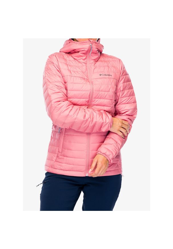 columbia - Kurtka ocieplana damska Columbia Silver Falls II Hooded Jacket. Kolor: różowy. Sport: turystyka piesza