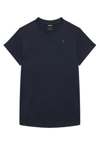 G-Star RAW - G-Star Raw T-Shirt Base-S D16411-336 Granatowy Regular Fit. Kolor: niebieski. Materiał: bawełna #4
