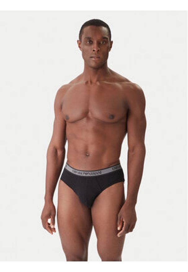 Emporio Armani Underwear Komplet slipów EM000258 AF10779 MC061 Czarny. Kolor: czarny. Materiał: bawełna