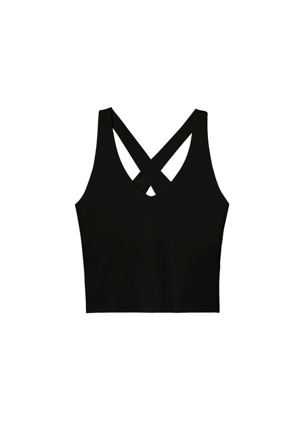 GIRLFRIEND COLLECTIVE - Damski tank top Girlfriend Collective Float Zoe. Kolor: czarny