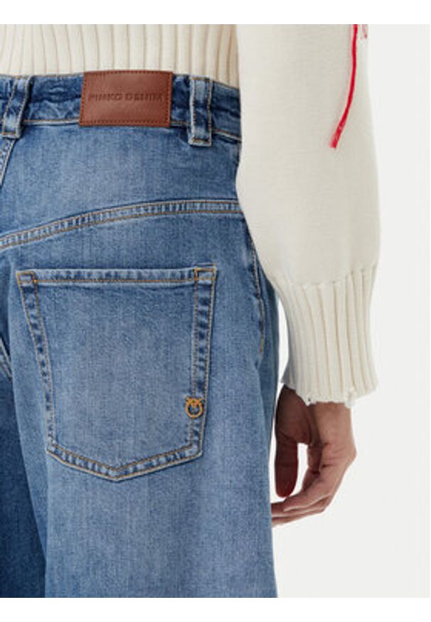 Pinko - PINKO Jeansy Eloise Egg. 103180 Niebieski Relaxed Fit. Kolor: niebieski