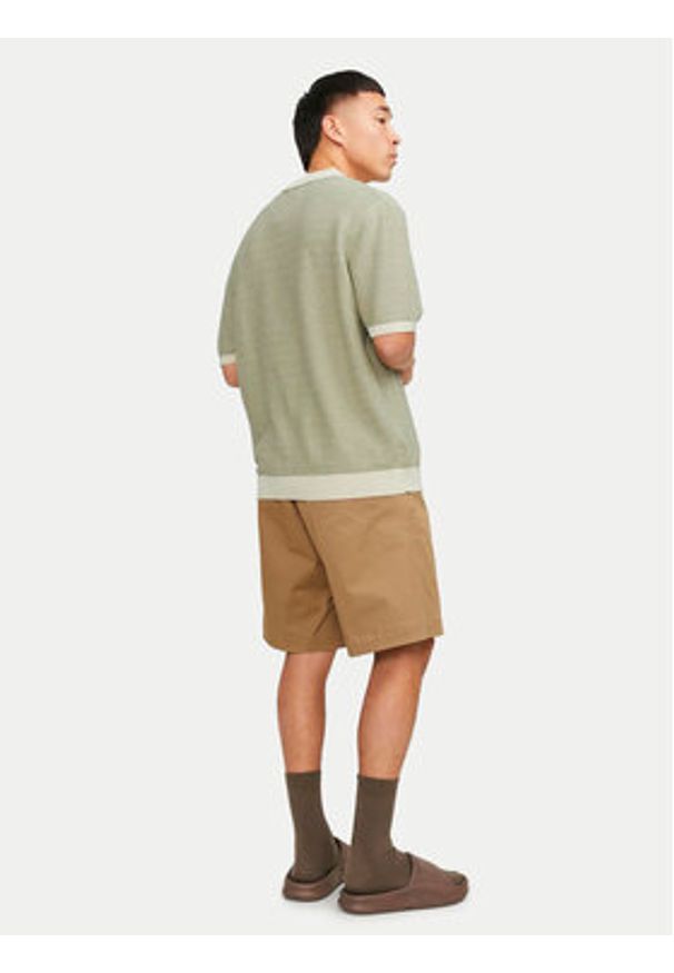 Jack & Jones Polo Jormykonos 12255950 Zielony Regular Fit. Typ kołnierza: polo. Kolor: zielony. Materiał: bawełna