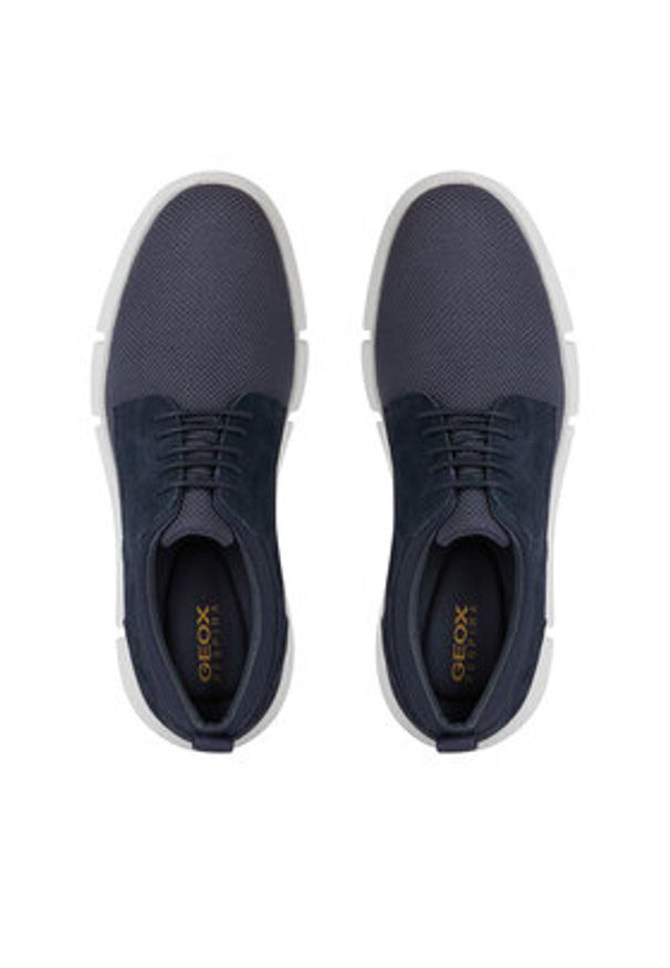 Geox Półbuty U Adacter U45B6D 01122 C4002 Granatowy. Kolor: niebieski. Materiał: materiał
