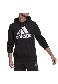 Adidas - adidas Essentials Big Logo Hoodie > GK9540. Materiał: poliester, bawełna, wiskoza, tkanina. Wzór: aplikacja. Styl: klasyczny