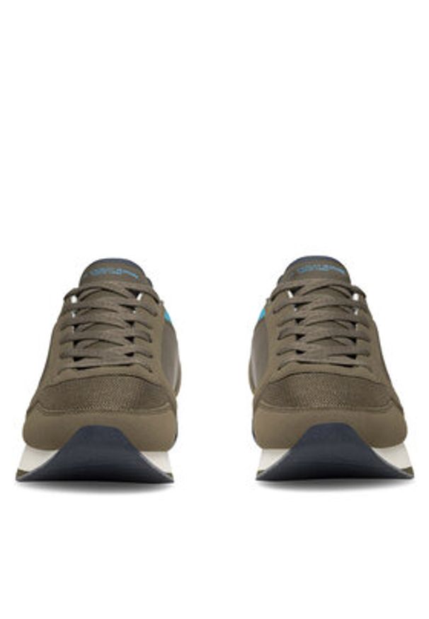 U.S. Polo Assn. Sneakersy NOBIL003G Khaki. Kolor: brązowy. Materiał: syntetyk