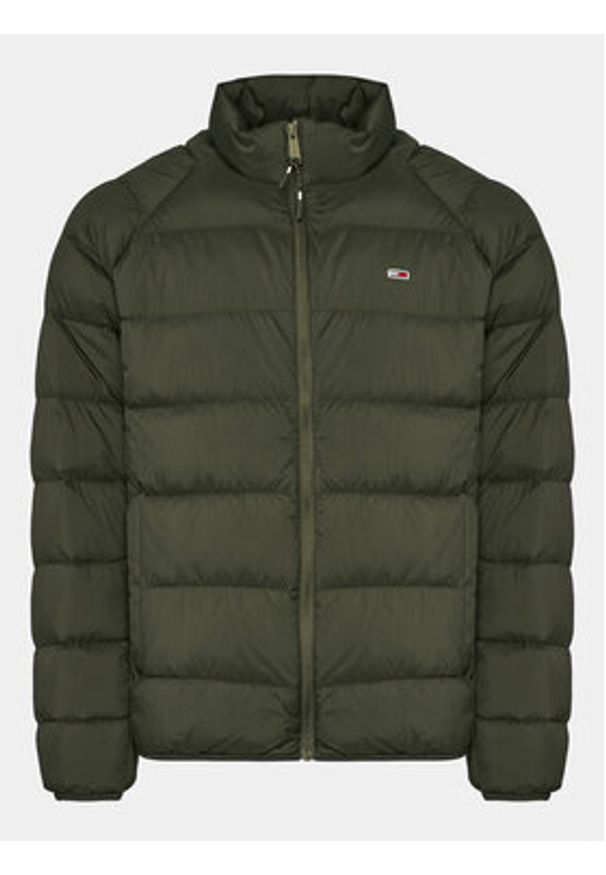 Tommy Jeans Kurtka przejściowa Essential DM0DM17984 Zielony Regular Fit. Kolor: zielony. Materiał: syntetyk