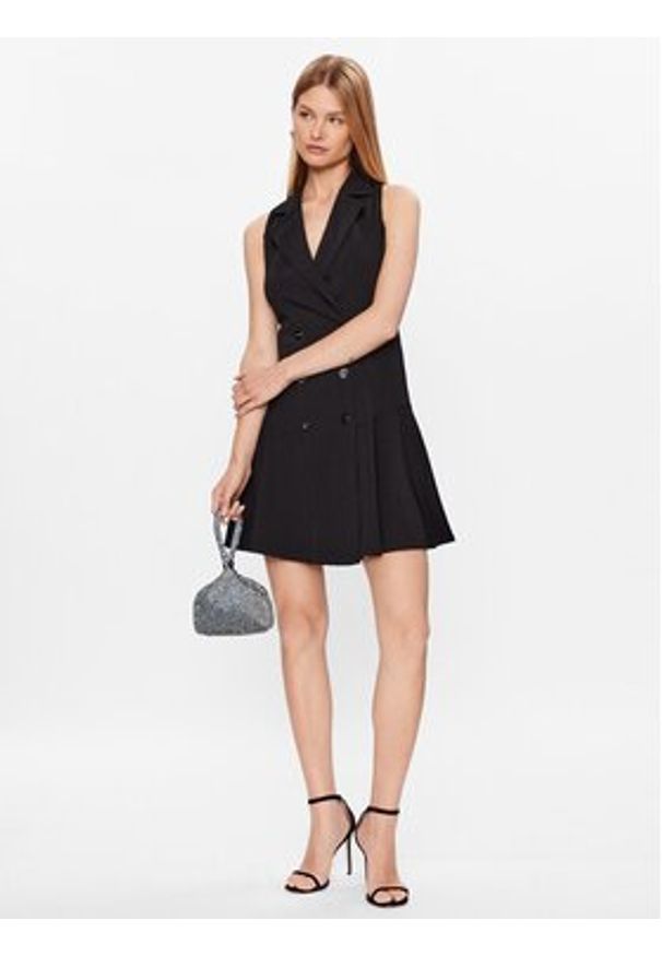 DKNY Sukienka codzienna DD3E1962 Czarny Slim Fit. Okazja: na co dzień. Kolor: czarny. Materiał: syntetyk. Typ sukienki: proste. Styl: casual