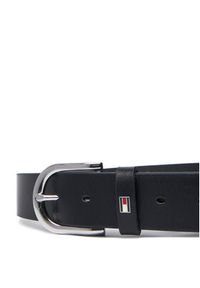 TOMMY HILFIGER - Tommy Hilfiger Pasek Damski New Danny Belt WW0WW11590 70 Granatowy. Kolor: niebieski. Materiał: skóra