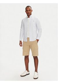 Tommy Jeans Koszula DM0DM20668 Niebieski Slim Fit. Kolor: niebieski. Materiał: bawełna