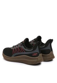 skechers - Skechers Sneakersy BOBS Geo 118171/BKMT Czarny. Kolor: czarny. Materiał: materiał #3