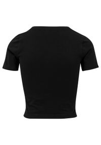 BUILD YOUR BRAND - Damska Crop Top. Kolor: czarny