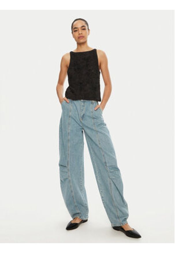 ROTATE Jeansy 113640 Niebieski Regular Fit. Kolor: niebieski