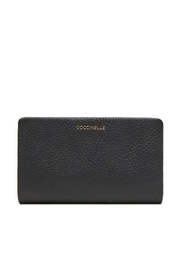 Coccinelle Portfel E2 TBM 11 F3 01 Czarny. Kolor: czarny. Materiał: skóra