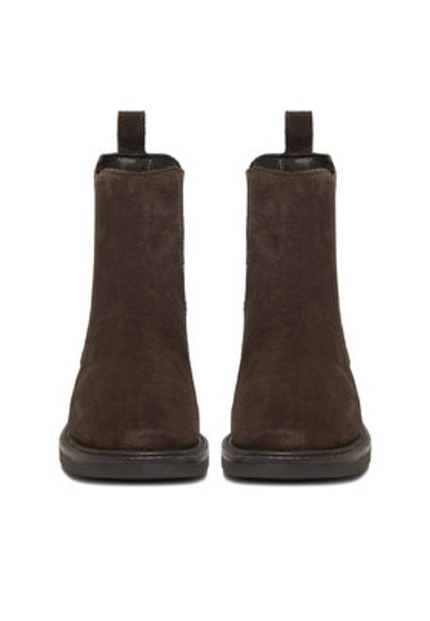 Lasocki Sztyblety CEO-WI23-ROUND-01 Brązowy. Kolor: brązowy. Materiał: zamsz, skóra