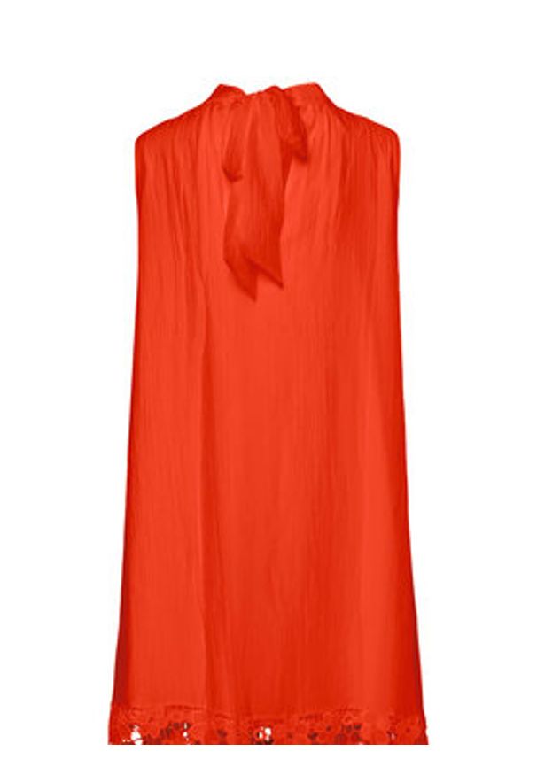 YAS Sukienka letnia Twigsy 26037703 Czerwony Relaxed Fit. Kolor: czerwony. Materiał: lyocell. Sezon: lato
