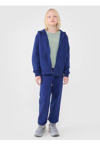 4f - 4F T-shirt oversize gładki chłopięcy - zielony 122 (6-7 lat). Okazja: na co dzień. Kolor: zielony. Materiał: dzianina, jersey, bawełna. Długość rękawa: krótki rękaw. Długość: krótkie. Wzór: gładki. Sezon: lato. Styl: casual, klasyczny, sportowy #2