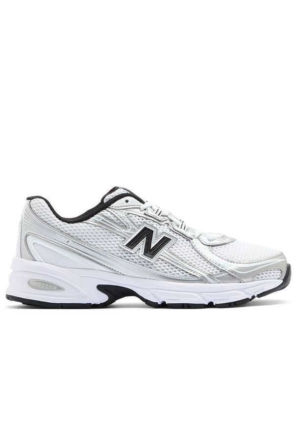 Buty unisex New Balance U740NW2 - białe. Kolor: biały. Materiał: syntetyk, materiał. Szerokość cholewki: normalna. Sezon: lato. Sport: turystyka piesza