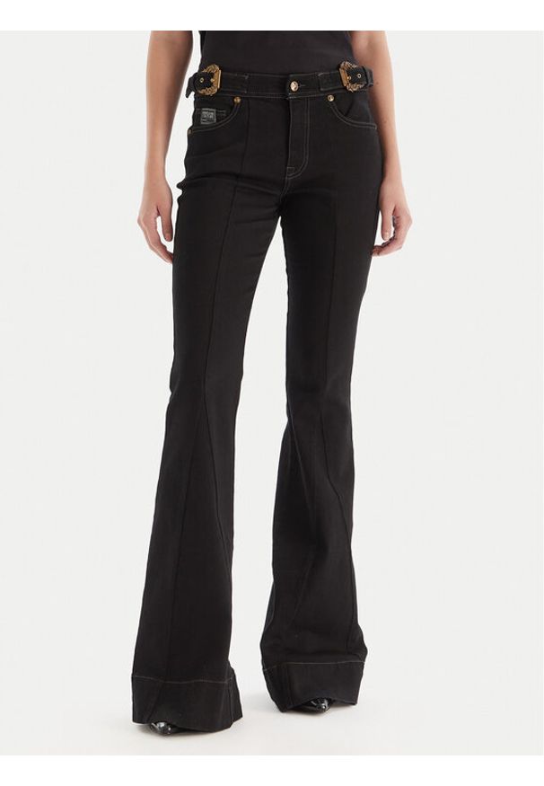 Versace Jeans Couture Jeansy 79HAB503 DW040 Czarny Flare Fit. Kolor: czarny
