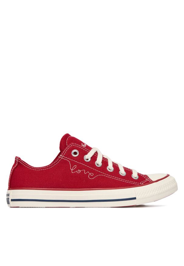 Converse Trampki Chuck Taylor All Star Hearts A19057C Czerwony. Kolor: czerwony. Materiał: materiał