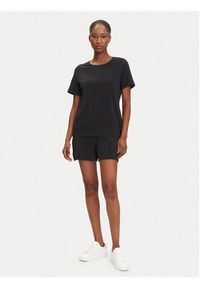 JOOP! Koszulka piżamowa 10224334 Czarny Regular Fit. Kolor: czarny. Materiał: bawełna