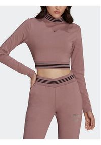 Adidas - adidas Bluzka HM1539 Różowy Regular Fit. Kolor: fioletowy. Materiał: bawełna #3
