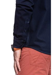 Lee - LEE BUTTON DOWN CLEAN BLUE L880FTQP 112123087. Typ kołnierza: button down. Materiał: jeans #4