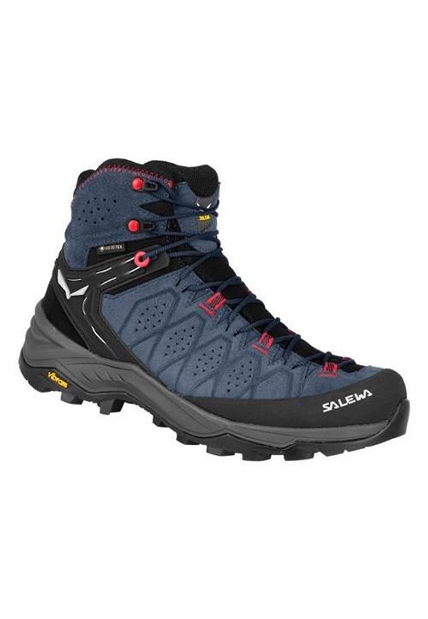 Buty trekkingowe damskie Salewa Ws Alp Trainer 2 Mid Gtx. Kolor: wielokolorowy. Materiał: syntetyk, zamsz, materiał