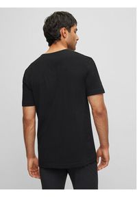 BOSS - Boss T-Shirt 50469045 Czarny Regular Fit. Kolor: czarny. Materiał: bawełna #4
