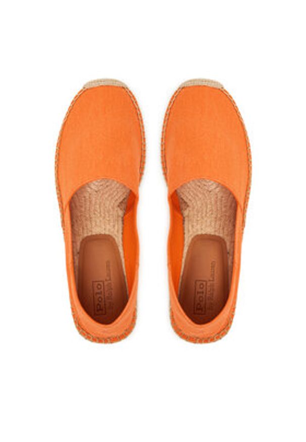 Polo Ralph Lauren Espadryle Cevio Washed Canvas 803P07659003 Pomarańczowy. Kolor: pomarańczowy. Materiał: materiał