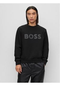 BOSS - Boss Bluza Soleri 01 50494091 Czarny Relaxed Fit. Kolor: czarny. Materiał: bawełna #1