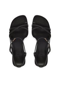 Hugo - HUGO Sandały Amaryl 50563645 Czarny. Kolor: czarny. Materiał: skóra #3