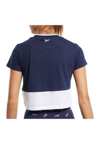 Koszulka damska Reebok Training Essentials Linear Logo FU2257. Materiał: dzianina, poliester, bawełna. Długość rękawa: krótki rękaw. Długość: krótkie. Sport: fitness #2