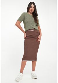 Armani Exchange - Sweter damski z krótkim rękawem ARMANI EXCHANGE. Długość rękawa: krótki rękaw. Długość: krótkie #5