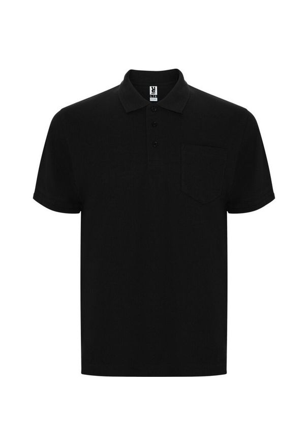 ROLY - Koszulka Polo Z Krótkim Rękawem Dla Dorosłych Unisex Centauro Premium. Typ kołnierza: polo. Kolor: czarny. Długość rękawa: krótki rękaw. Długość: krótkie