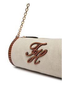 TOMMY HILFIGER - Tommy Hilfiger Torebka Th Elev Summ Chain Bag Canvas AW0AW18635 Beżowy. Kolor: beżowy #4
