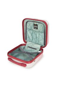 Wittchen - Komplet walizek z ABS-u z nadrukiem różowy. Kolor: różowy. Materiał: guma. Wzór: nadruk. Styl: wakacyjny #8