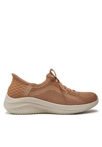 skechers - Skechers Sneakersy Ultra Flex 3.0-Brilliant Path 149710/TAN Brązowy. Kolor: brązowy. Materiał: mesh, materiał