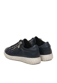 Rieker Sneakersy N0900-14 Granatowy. Kolor: niebieski. Materiał: skóra #7