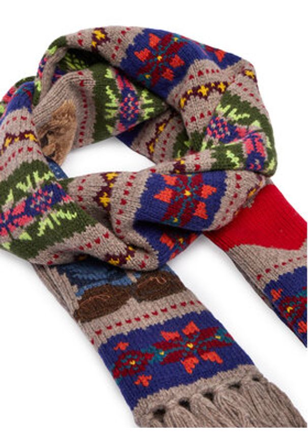 Polo Ralph Lauren Szalik 455981438001 Kolorowy. Materiał: wełna. Wzór: kolorowy