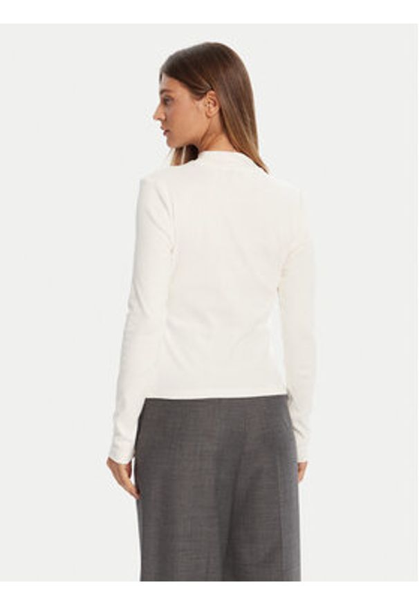 TOMMY HILFIGER - Tommy Hilfiger Sweter Cody WW0WW47307 Écru Slim Fit. Materiał: bawełna