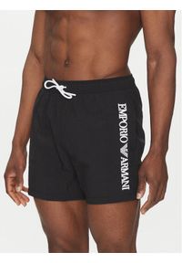 Emporio Armani Underwear Szorty kąpielowe EM000583 AF12330 UC001 Czarny Regular Fit. Kolor: czarny. Materiał: syntetyk