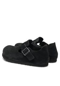 Birkenstock Półbuty London 1028103 Czarny. Kolor: czarny. Materiał: skóra, welur #4