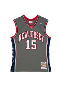 Mitchell & Ness - Koszulka Nba New Jersey Nets Vince Carter. Kolor: szary. Materiał: jersey. Sport: koszykówka #1