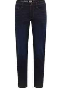 Mustang - MĘSKIE SPODNIE JEANSOWE MUSTANG OREGON SLIM K DENIM BLUE 1015547 5000 942. Okazja: na co dzień. Stan: obniżony. Sezon: zima. Styl: elegancki, casual, sportowy #7