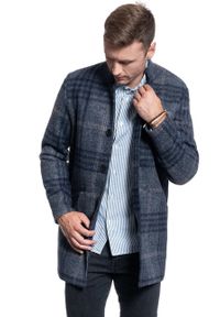 Only & Sons - PŁASZCZ MĘSKI ONLY & SONS ONSWILBURT CHECK COAT BOX DARK GREY MELANGE 22013255 #9